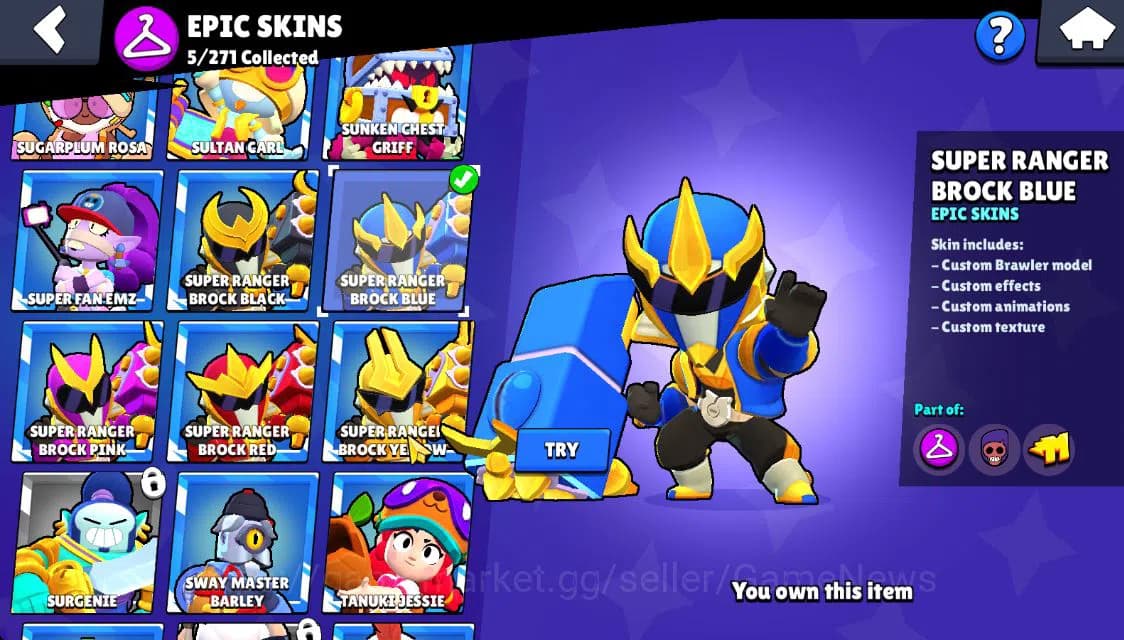 Brawl Stars Accounts 3947 Trophy|31 Brawler 4 MAX Lvl 3 Myth|5 Epic [Ra image 12