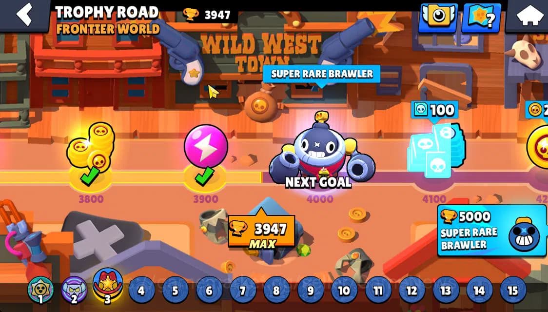 Brawl Stars Accounts 3947 Trophy|31 Brawler 4 MAX Lvl 3 Myth|5 Epic [Ra image 4