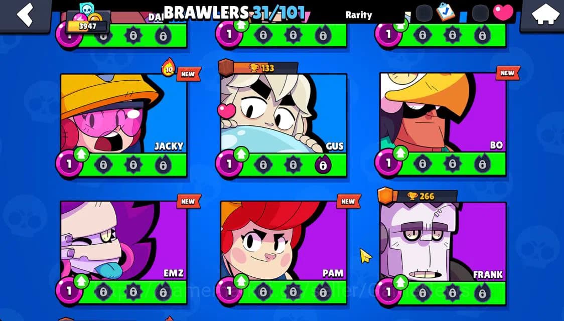 Brawl Stars Accounts 3947 Trophy|31 Brawler 4 MAX Lvl 3 Myth|5 Epic [Ra image 8