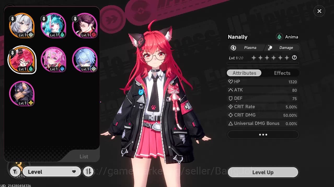 Neverness to Everness Accounts EU| Starter Lvl 3 | 1 S Nanally + 6A Char|MC male| image 7
