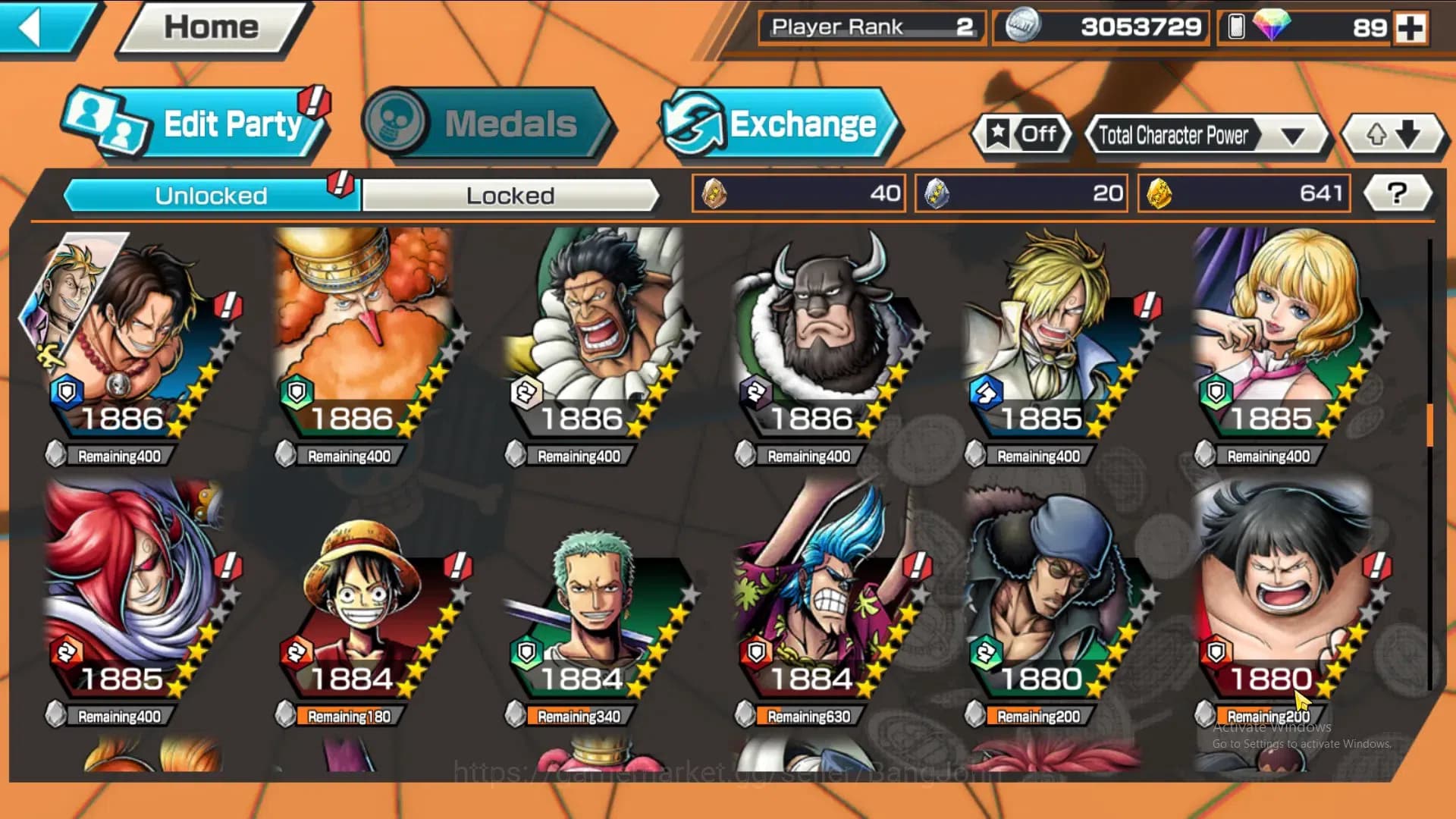 One Piece Bounty Rush Accounts GLOBAL|GF 641|5Ex|St Nusjuro,MD Luffy,Law,MD Tech, image 5