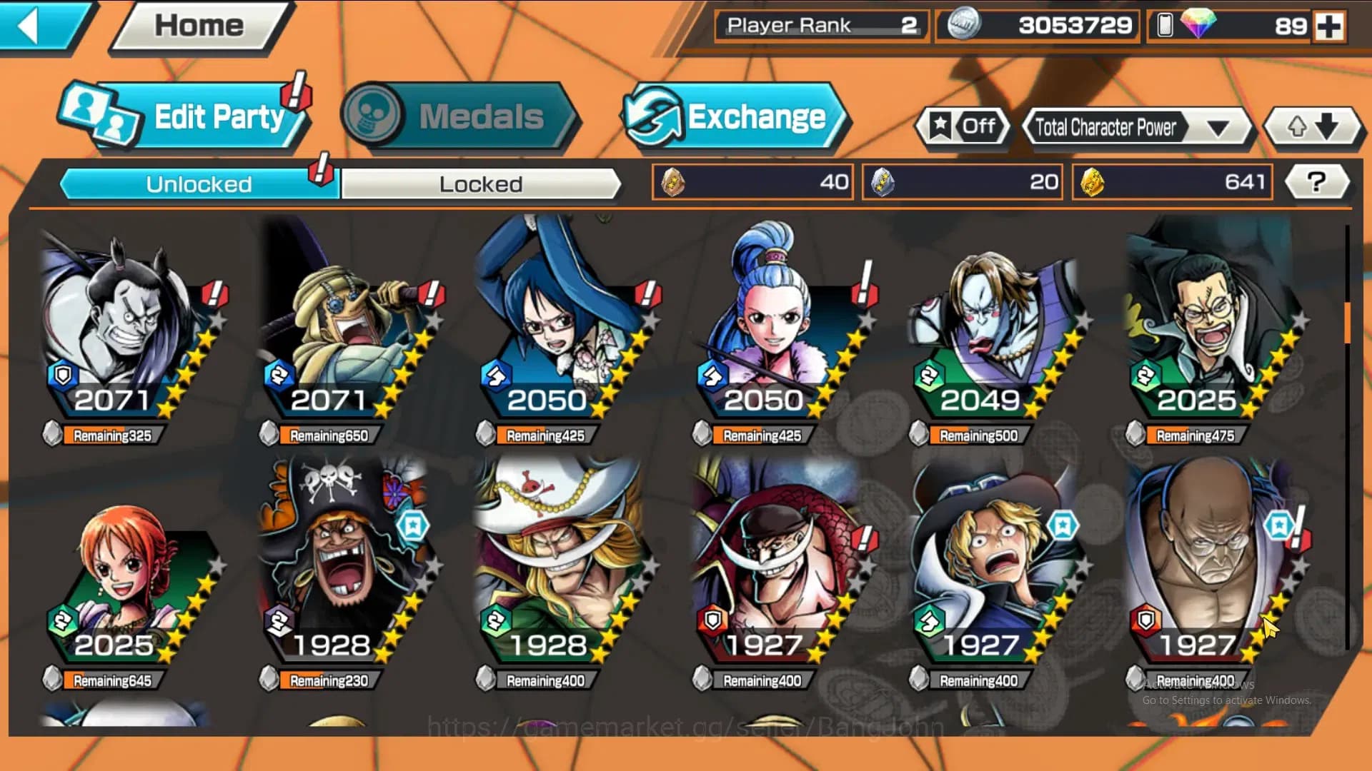 One Piece Bounty Rush Accounts GLOBAL|GF 641|5Ex|St Nusjuro,MD Luffy,Law,MD Tech, image 7