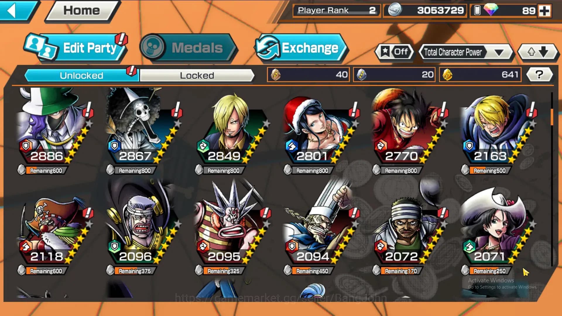 One Piece Bounty Rush Accounts GLOBAL|GF 641|5Ex|St Nusjuro,MD Luffy,Law,MD Tech, image 8