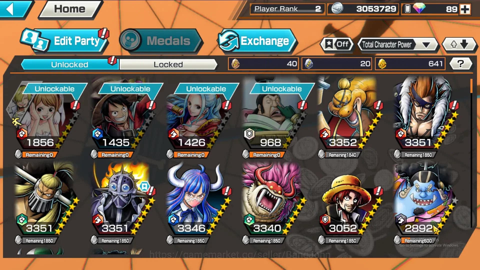 One Piece Bounty Rush Accounts GLOBAL|GF 641|5Ex|St Nusjuro,MD Luffy,Law,MD Tech, image 9