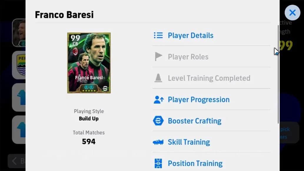 eFootball Accounts Android||Gianluigi Donnarumma, Franco Baresi, Cafu image 12