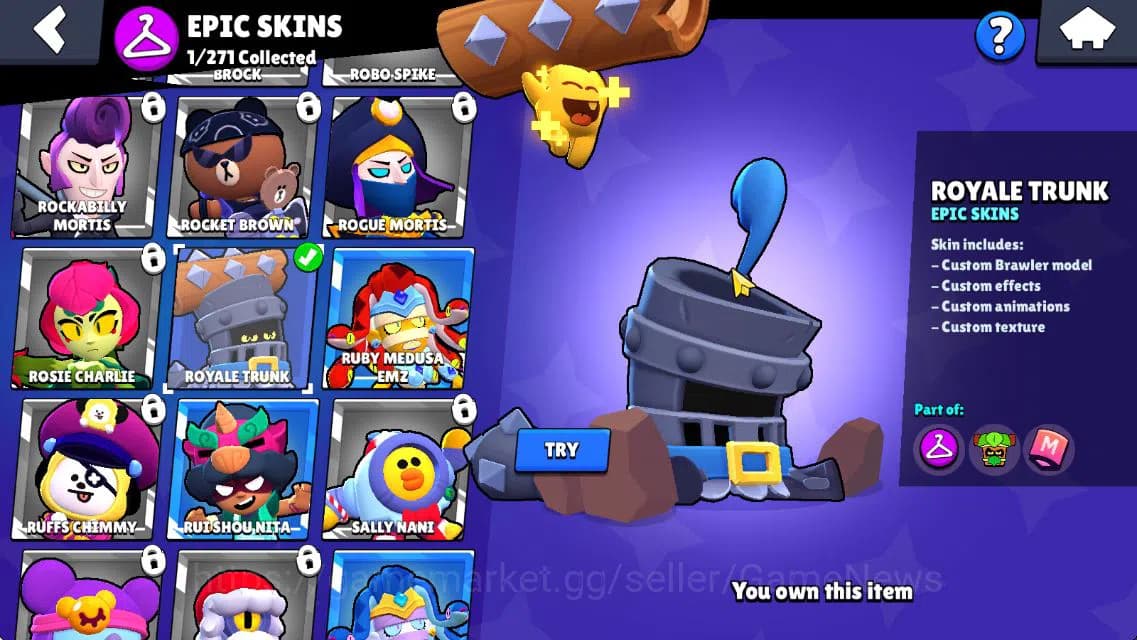 Brawl Stars Accounts 1006 Trophy|6K Bling|21 Brawlers 3 MAX Lvl 4 Myth: image 9