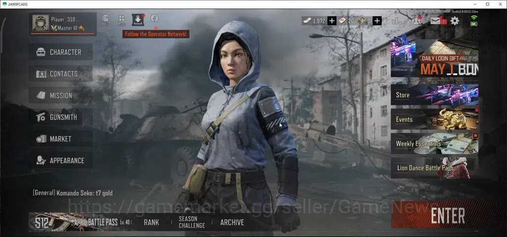 Arena Breakout Accounts MOBILE Lv30|SV 31,4M|CV 30M|Highland Set|SS AKM,SS image 1