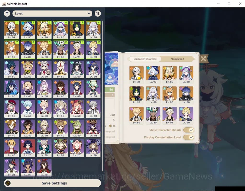 Genshin Impact Accounts ASIA|AR 56|6 Limited+4(*5Weapon)|Xilonen+Sign,Flin image 1