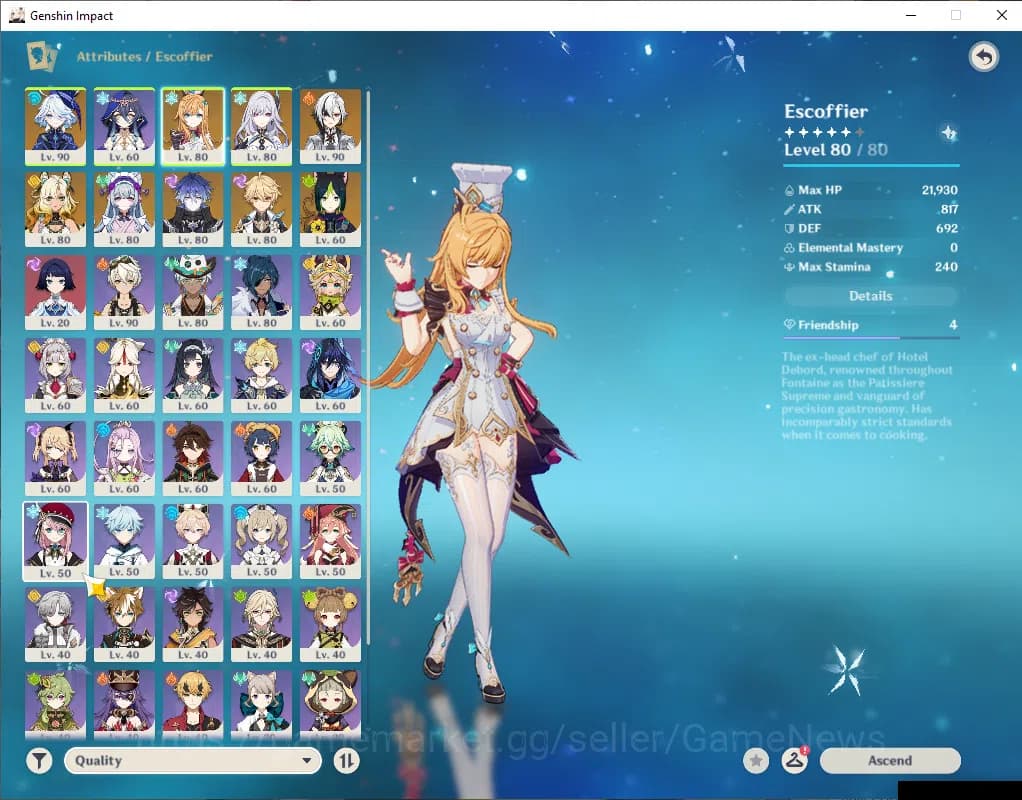 Genshin Impact Accounts ASIA|AR 56|6 Limited+4(*5Weapon)|Xilonen+Sign,Flin image 3