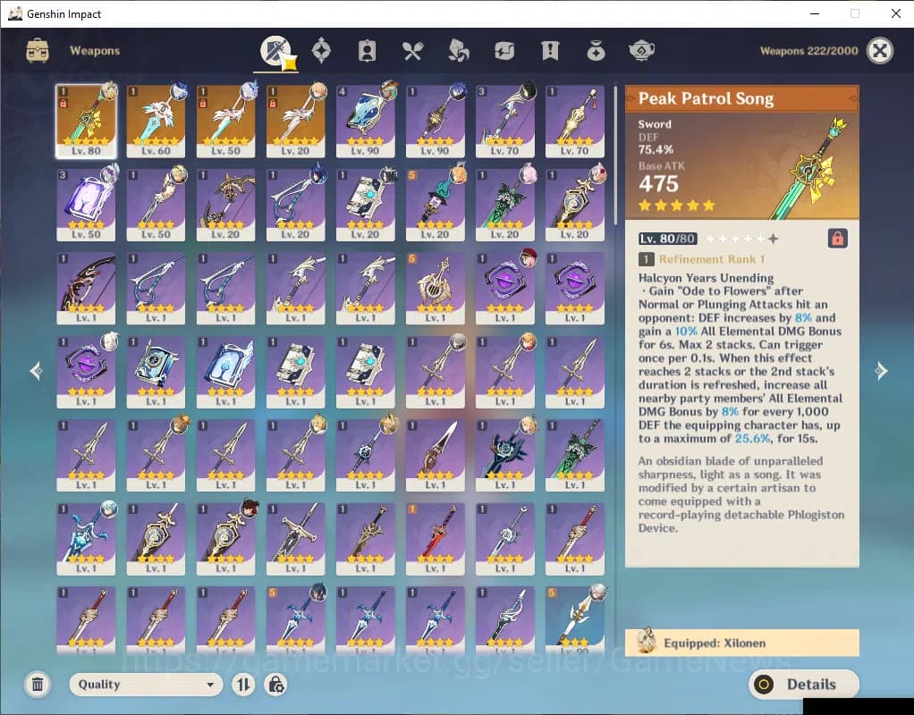 Genshin Impact Accounts ASIA|AR 56|6 Limited+4(*5Weapon)|Xilonen+Sign,Flin image 5