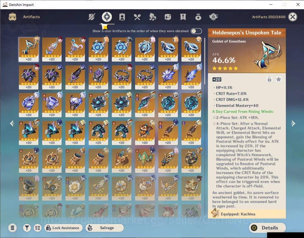 Genshin Impact Accounts ASIA|AR 56|6 Limited+4(*5Weapon)|Xilonen+Sign,Flin image 6