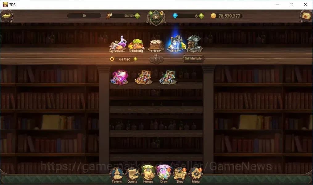 The Seven Deadly Sins: Grand Cross Accounts Asia|329K CC|110 Legendary Seal|5 UR|Nemesis Melio image 13