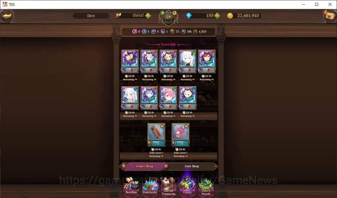 The Seven Deadly Sins: Grand Cross Accounts Global|1,5M CC|155 Dm+102 Ls|1 LR+1 UR+Collab Re Z image 11