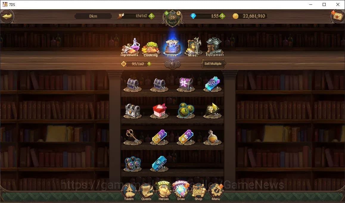 The Seven Deadly Sins: Grand Cross Accounts Global|1,5M CC|155 Dm+102 Ls|1 LR+1 UR+Collab Re Z image 15