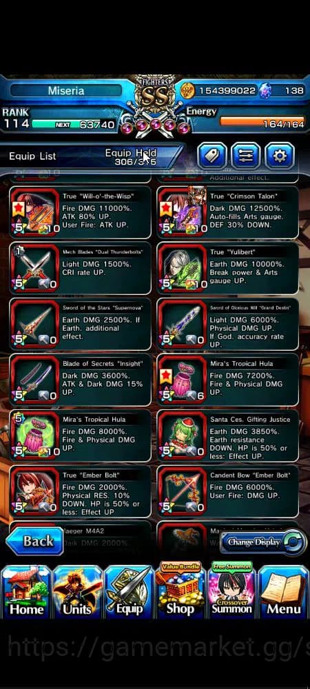 Grand Summoners Accounts Global|Rank 114|31 Ascend|[Inumuta,Shadow,Madoka,I image 15