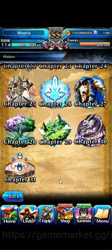 Grand Summoners Accounts Global|Rank 114|31 Ascend|[Inumuta,Shadow,Madoka,I image 18