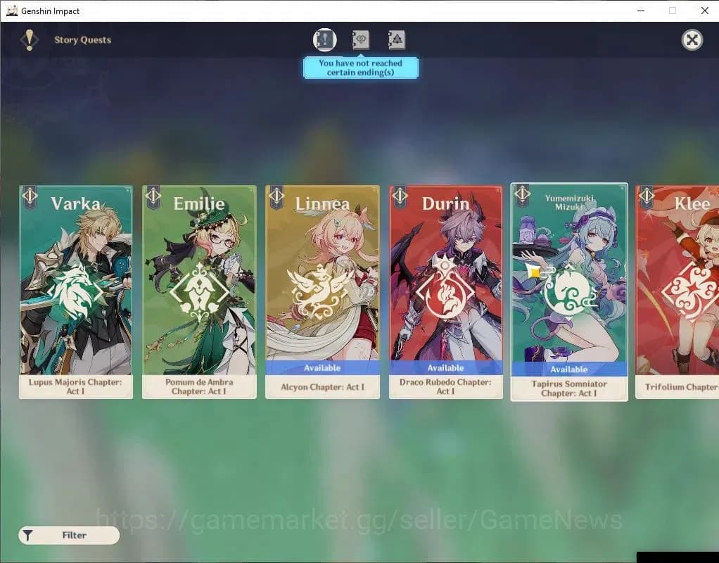 Genshin Impact Accounts ASIA|AR 60|19 Limited+10(*5Weapon)|(WandererC1,Fur image 15