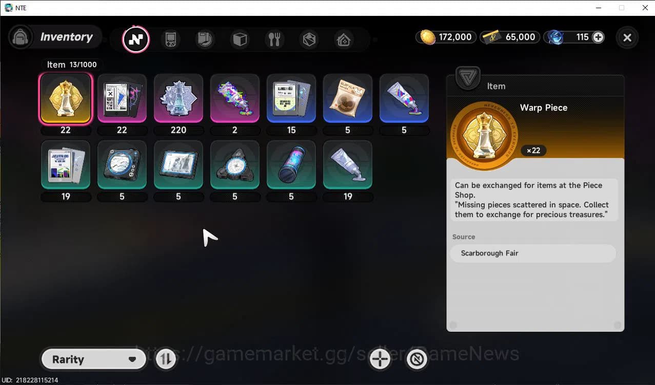 Neverness to Everness Accounts GLOBAL NA |HL 3| 1 SSR Limited Meta Nanally |5 SR image 5
