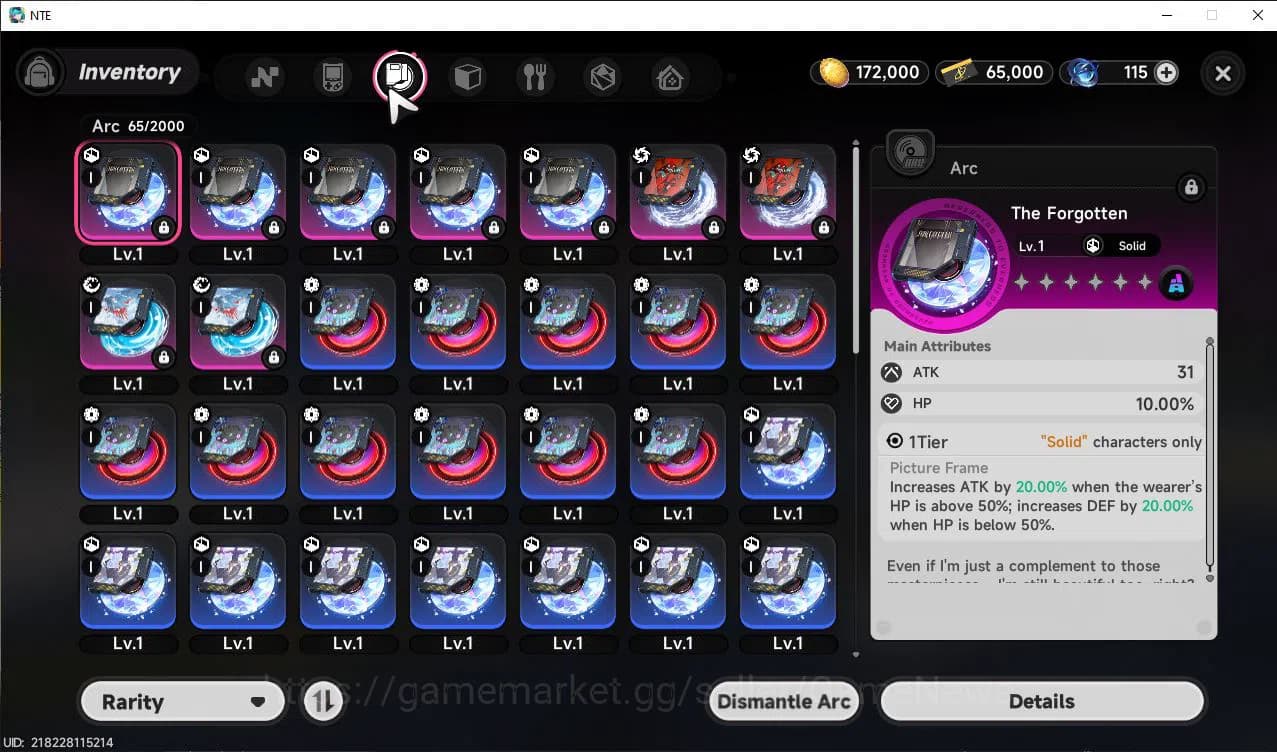 Neverness to Everness Accounts GLOBAL NA |HL 3| 1 SSR Limited Meta Nanally |5 SR image 6
