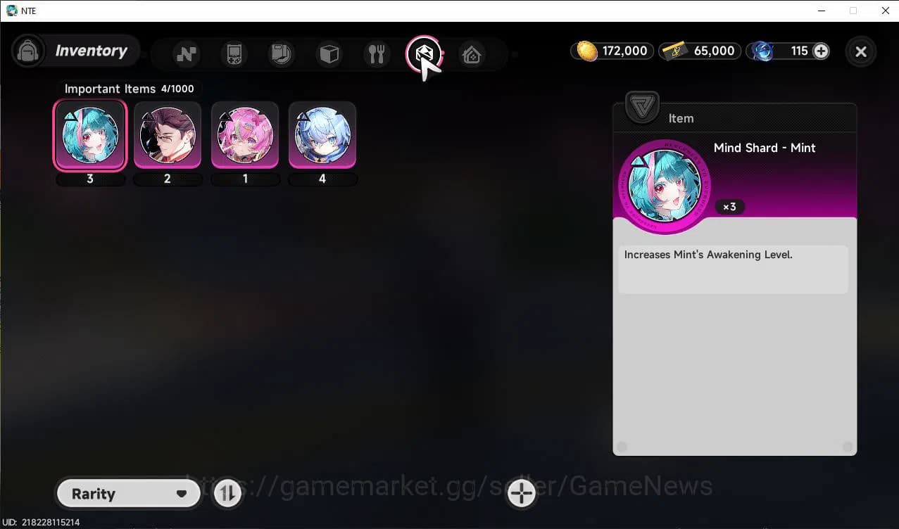 Neverness to Everness Accounts GLOBAL NA |HL 3| 1 SSR Limited Meta Nanally |5 SR image 7