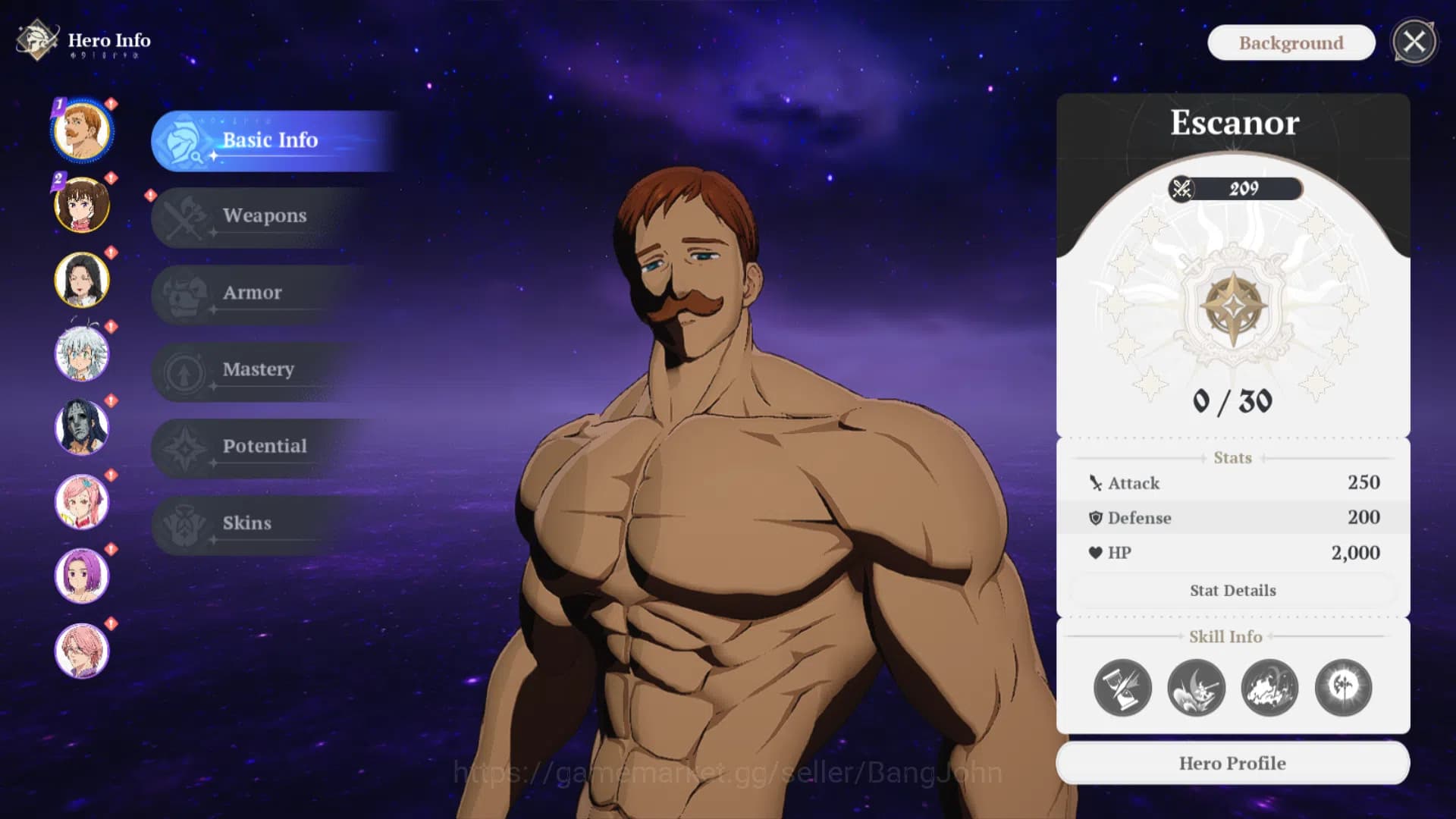 The Seven Deadly Sins: Origin Accounts EUROPE|Fresh Starter Lvl 2|3 SSR| Escanor, Diane, image 13