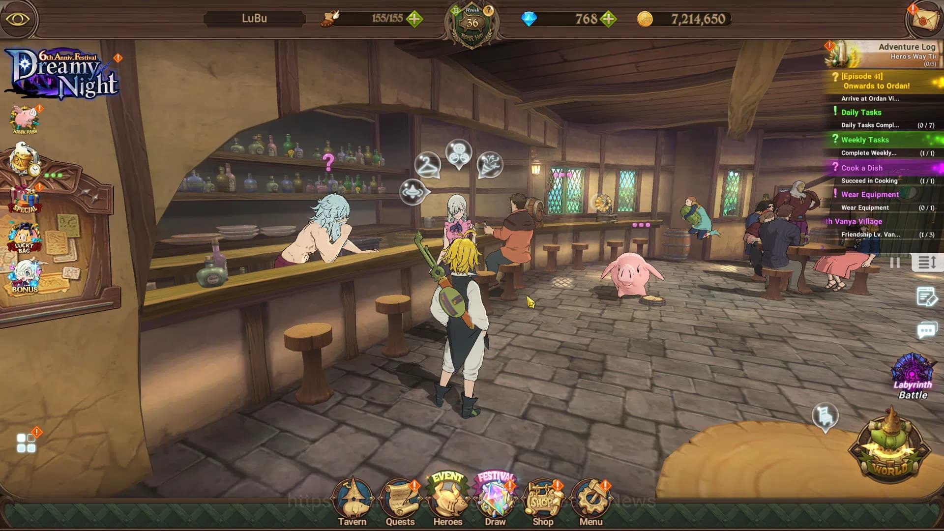 The Seven Deadly Sins: Grand Cross Accounts Global|855 K CC|Starter CH 4|768 Dm| 1 LR+1 UR+Col image 1