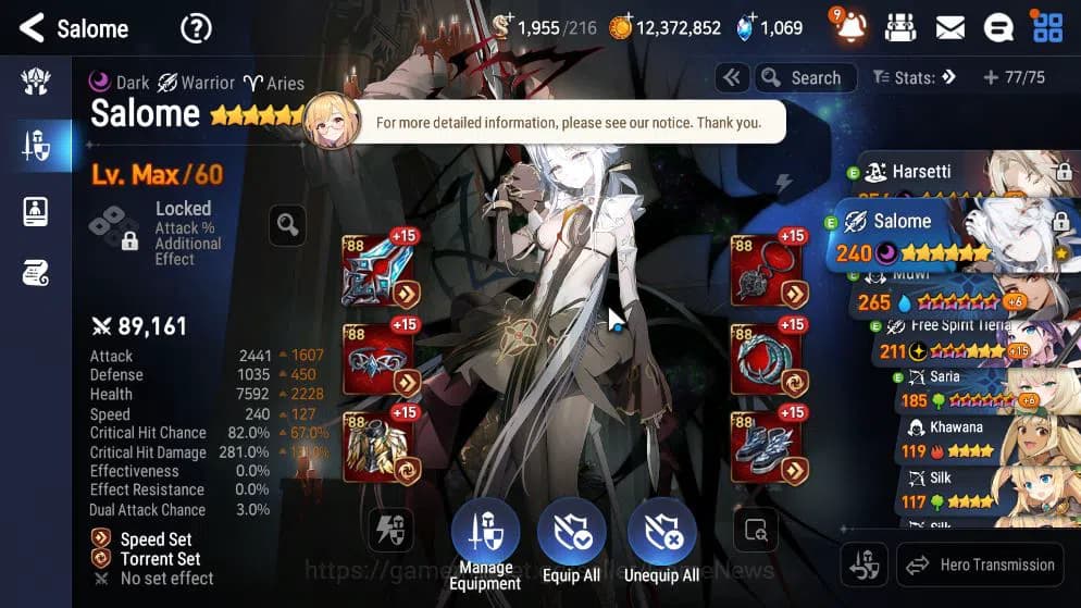 Epic Seven Accounts GLOBAL UNVERIF|New Era|5 ML(Salome,SOT Snow,Har Se image 4