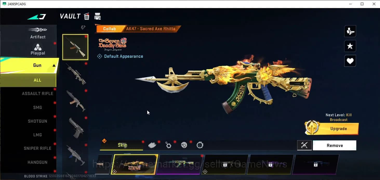 Blood Strike Accounts ASIA|Collab 7DS(AK47,M700),Bleach(Byakuya)+ULTRA(I image 3