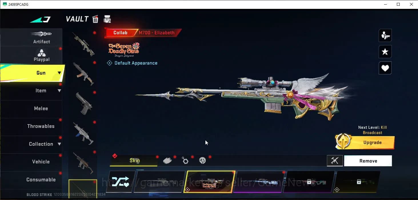 Blood Strike Accounts ASIA|Collab 7DS(AK47,M700),Bleach(Byakuya)+ULTRA(I image 4