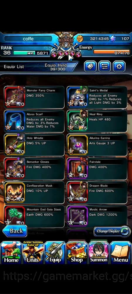 Grand Summoners Accounts Global|Rank 36|107 cc|4 Ascend+2 TW|[Veldora,Diabl image 2