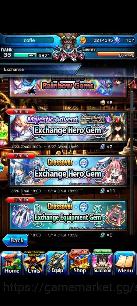 Grand Summoners Accounts Global|Rank 36|107 cc|4 Ascend+2 TW|[Veldora,Diabl image 6