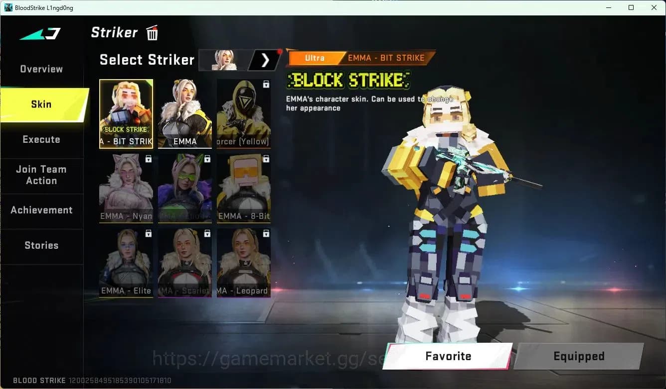 Blood Strike Accounts ASIA | 4 ULTRA STRIKER: RAN, EMMA, NACHO, KRAKEN | image 3