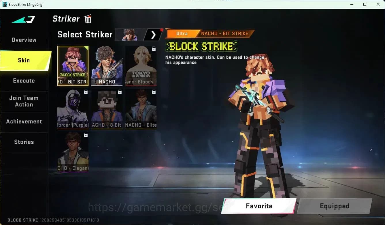 Blood Strike Accounts ASIA | 4 ULTRA STRIKER: RAN, EMMA, NACHO, KRAKEN | image 4