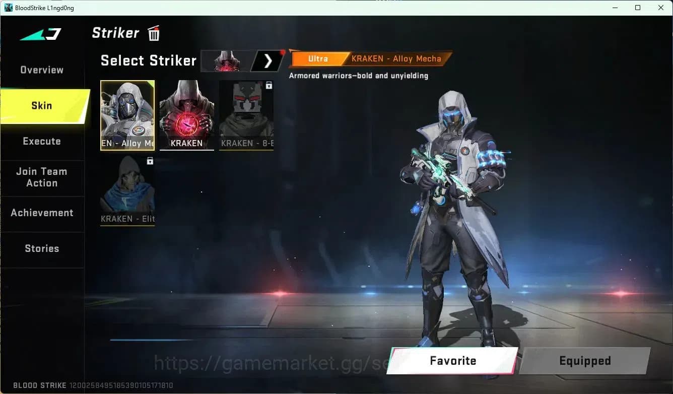 Blood Strike Accounts ASIA | 4 ULTRA STRIKER: RAN, EMMA, NACHO, KRAKEN | image 5