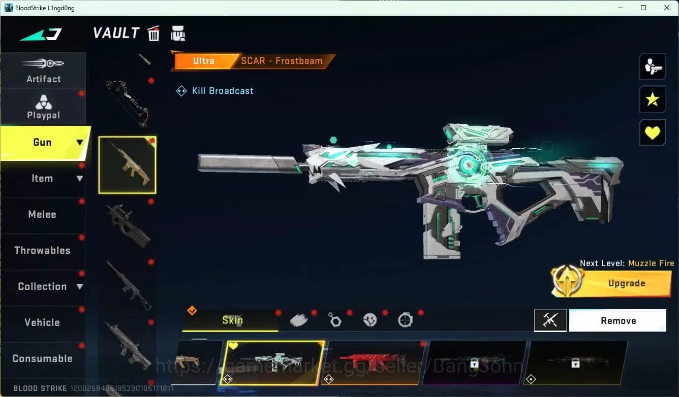 Blood Strike Accounts ASIA | 4 ULTRA STRIKER: RAN, EMMA, NACHO, KRAKEN | image 7