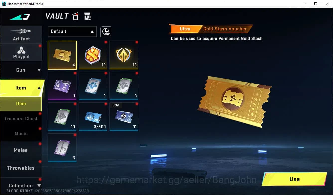 Blood Strike Accounts ASIA|ULTRA=JET|LEGENDARY=M4A1,ORIGIN-12,VSS MORE D image 4