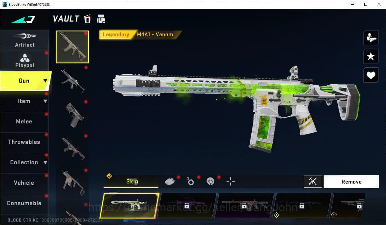 Blood Strike Accounts ASIA|ULTRA=JET|LEGENDARY=M4A1,ORIGIN-12,VSS MORE D image 7