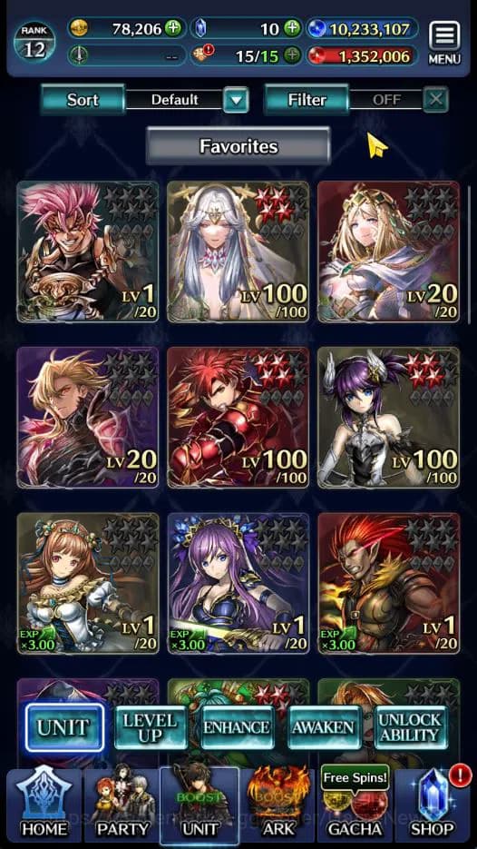 Last Cloudia Accounts GLOBAL | Rank 12 | Ascended Roland, Spirit Maiden image 1