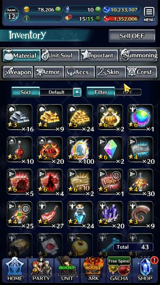 Last Cloudia Accounts GLOBAL | Rank 12 | Ascended Roland, Spirit Maiden image 4