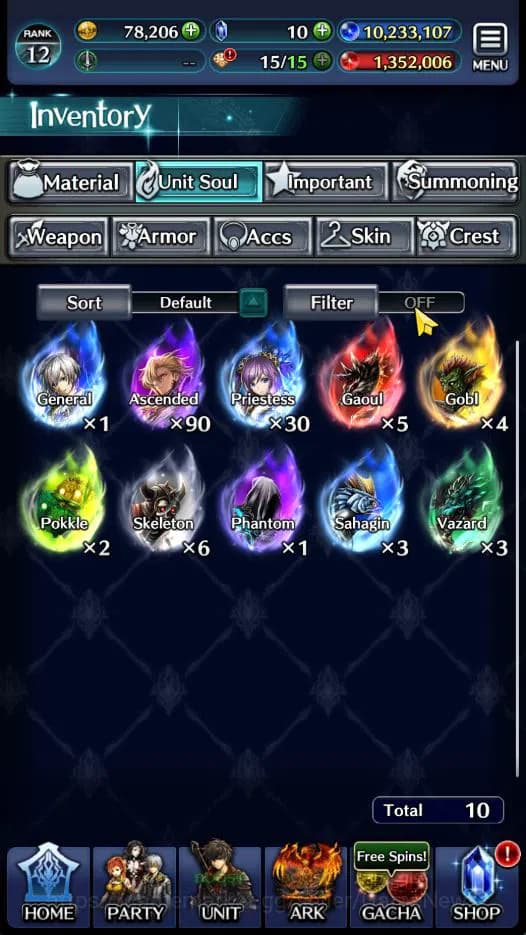 Last Cloudia Accounts GLOBAL | Rank 12 | Ascended Roland, Spirit Maiden image 6