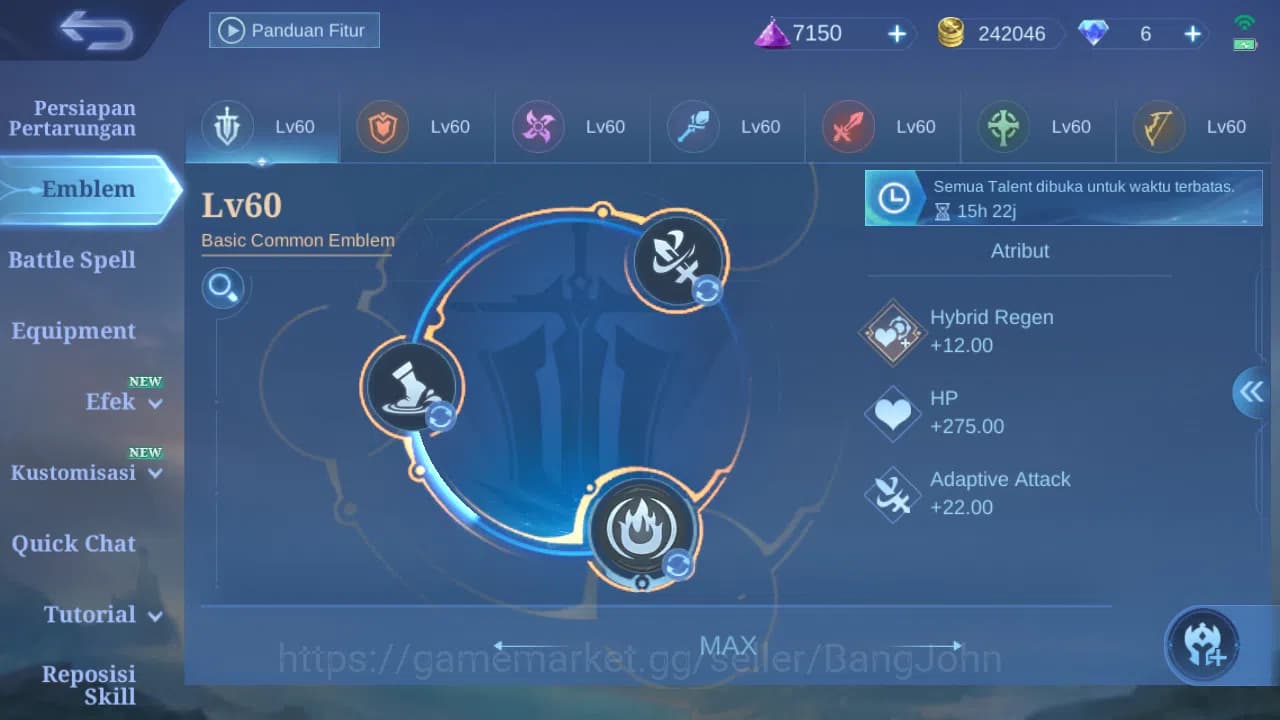 Mobile Legends: Bang Bang Accounts Hero 132 Skin 271 | legend Franco | Ducati Leomord image 11