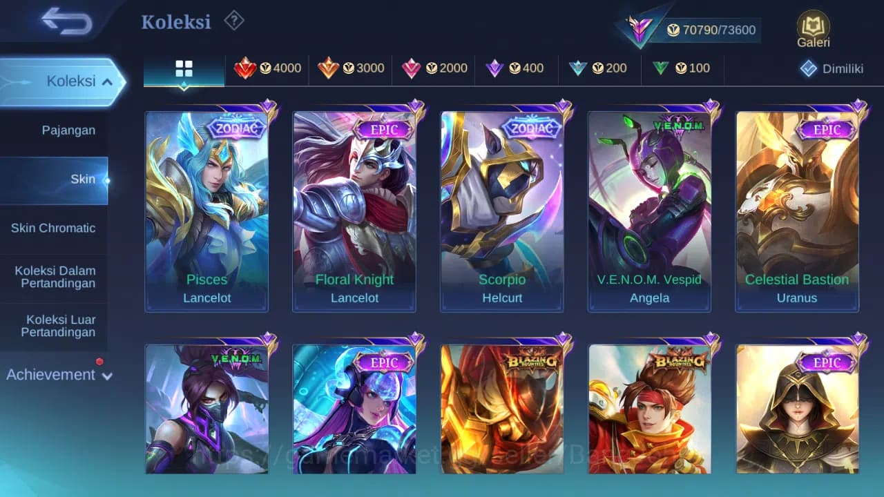 Mobile Legends: Bang Bang Accounts Hero 132 Skin 271 | legend Franco | Ducati Leomord image 8