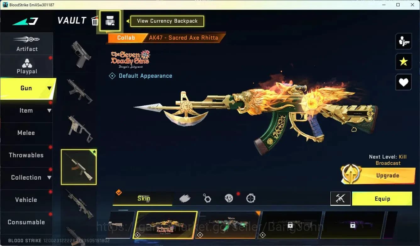 Blood Strike Accounts ASIA| BLEACH Byakuya|AK47 7DS|1 Ultra Gun|1 Legend image 3