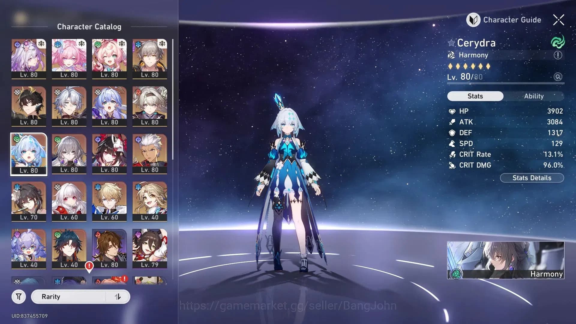 Honkai Star Rail Accounts ASIA| TL70 Max|11 Lim|Castorice L80 (208% CDmg)|Fi image 12