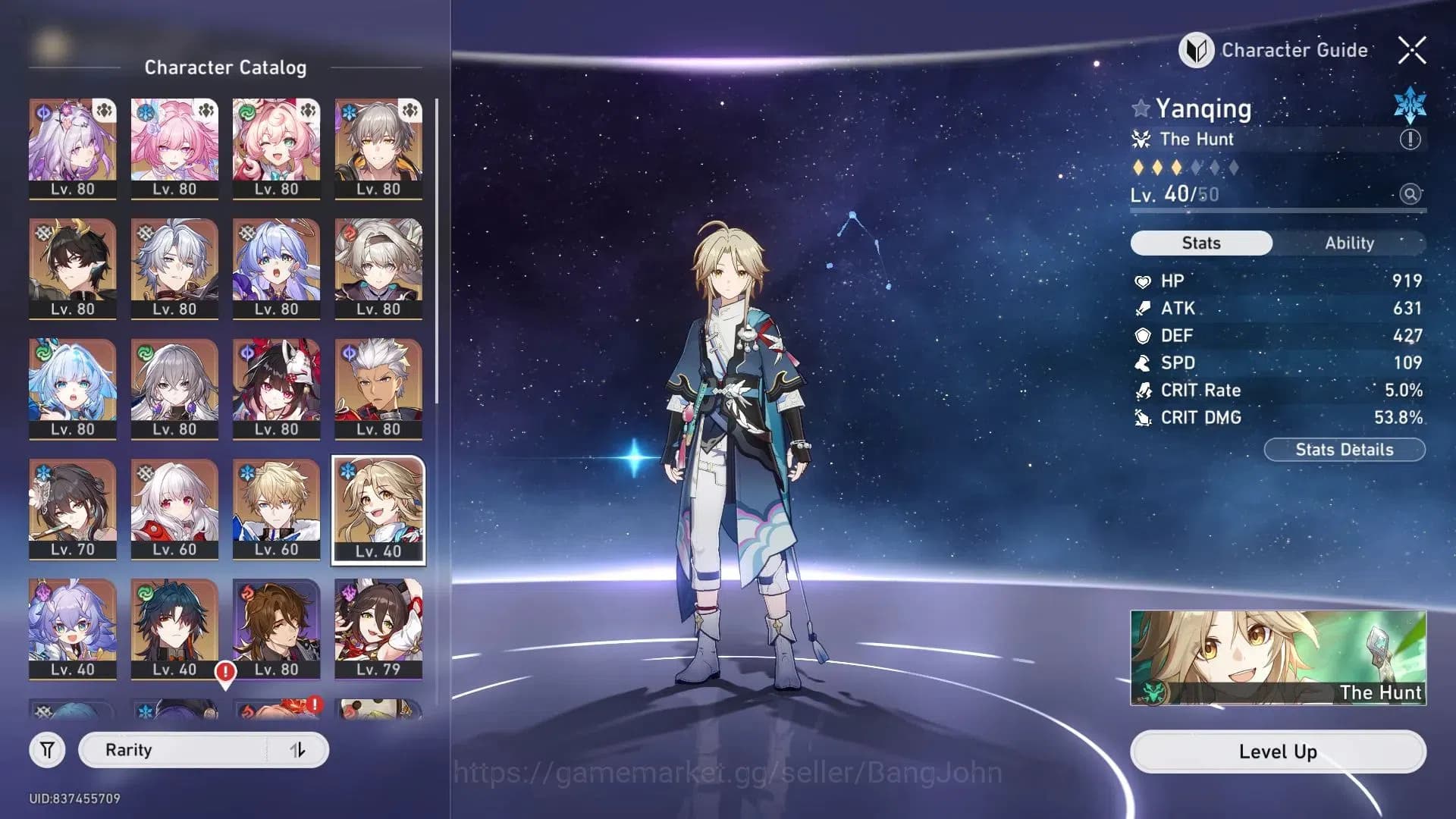 Honkai Star Rail Accounts ASIA| TL70 Max|11 Lim|Castorice L80 (208% CDmg)|Fi image 19