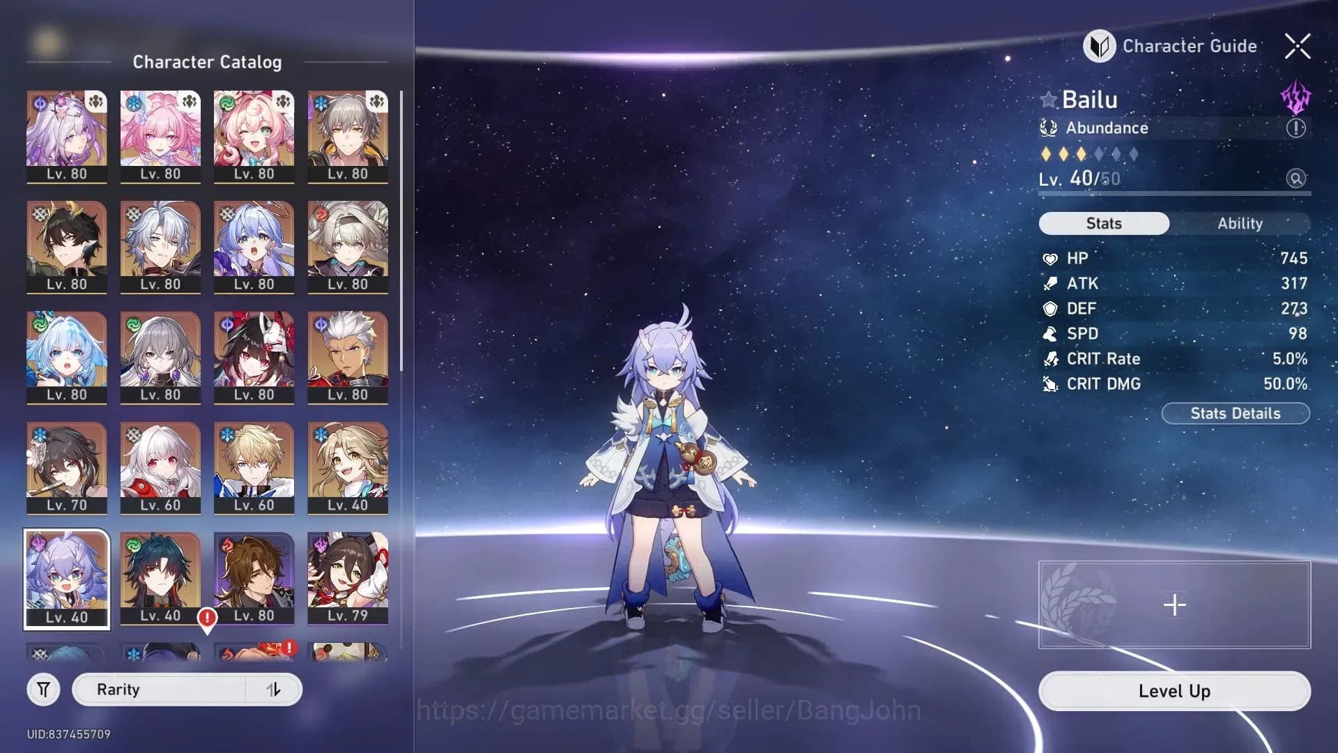 Honkai Star Rail Accounts ASIA| TL70 Max|11 Lim|Castorice L80 (208% CDmg)|Fi image 20