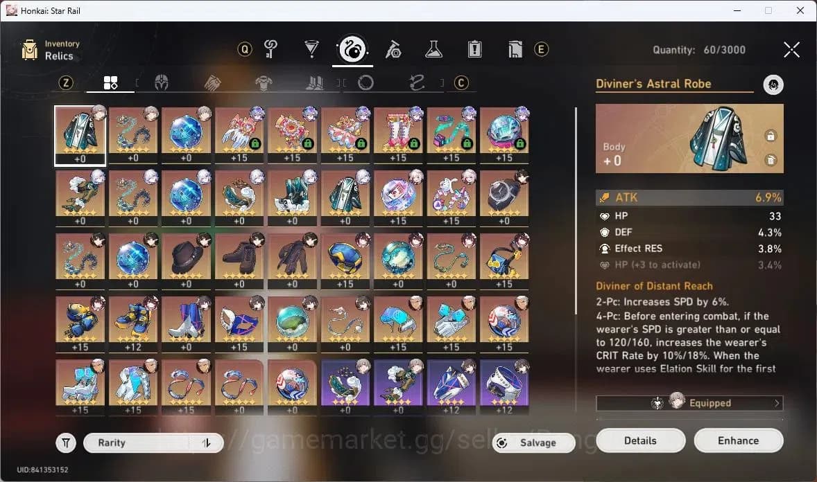 Honkai Star Rail Accounts ASIA | TL 58 | 11 LIMIT | SILVER WOLF | SPARXIE | image 10