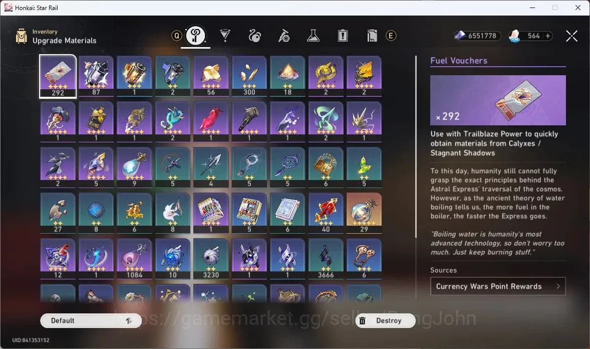 Honkai Star Rail Accounts ASIA | TL 58 | 11 LIMIT | SILVER WOLF | SPARXIE | image 12