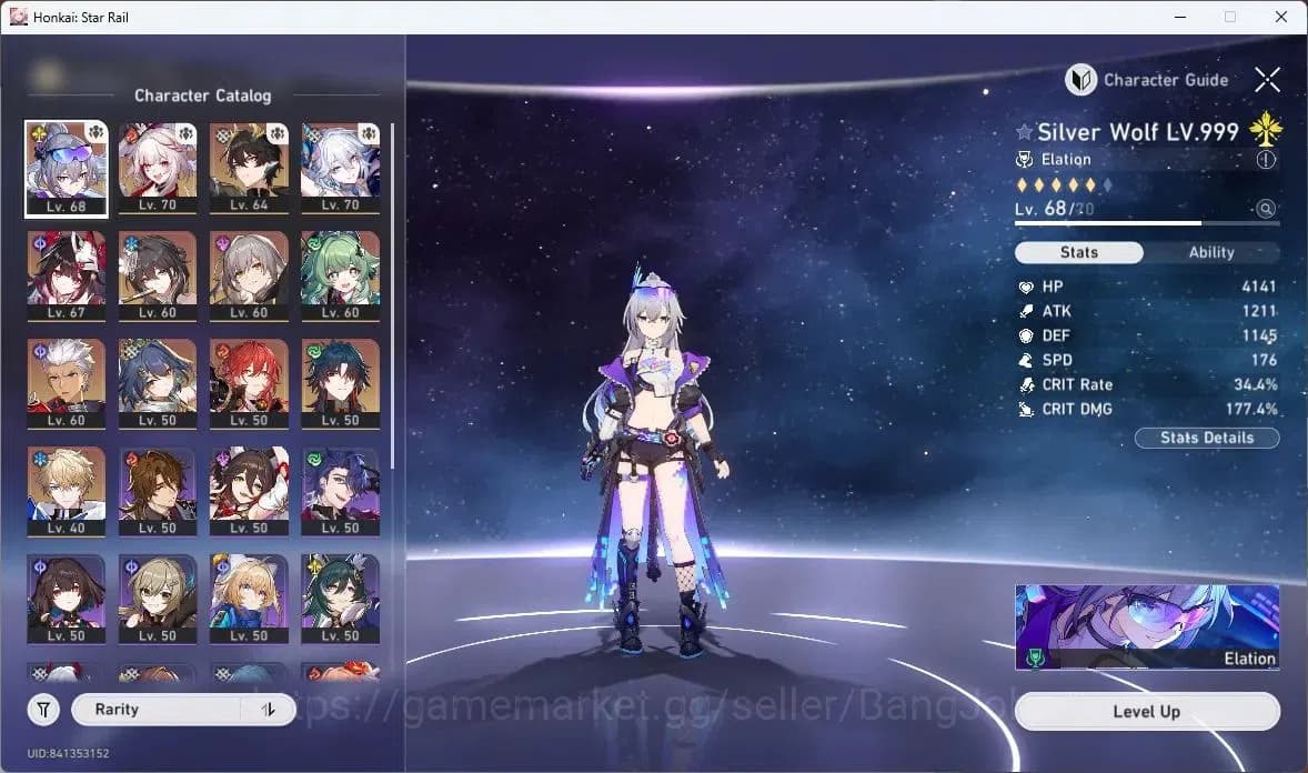 Honkai Star Rail Accounts ASIA | TL 58 | 11 LIMIT | SILVER WOLF | SPARXIE | image 3