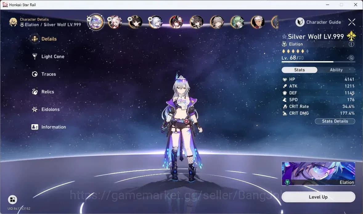 Honkai Star Rail Accounts ASIA | TL 58 | 11 LIMIT | SILVER WOLF | SPARXIE | image 4